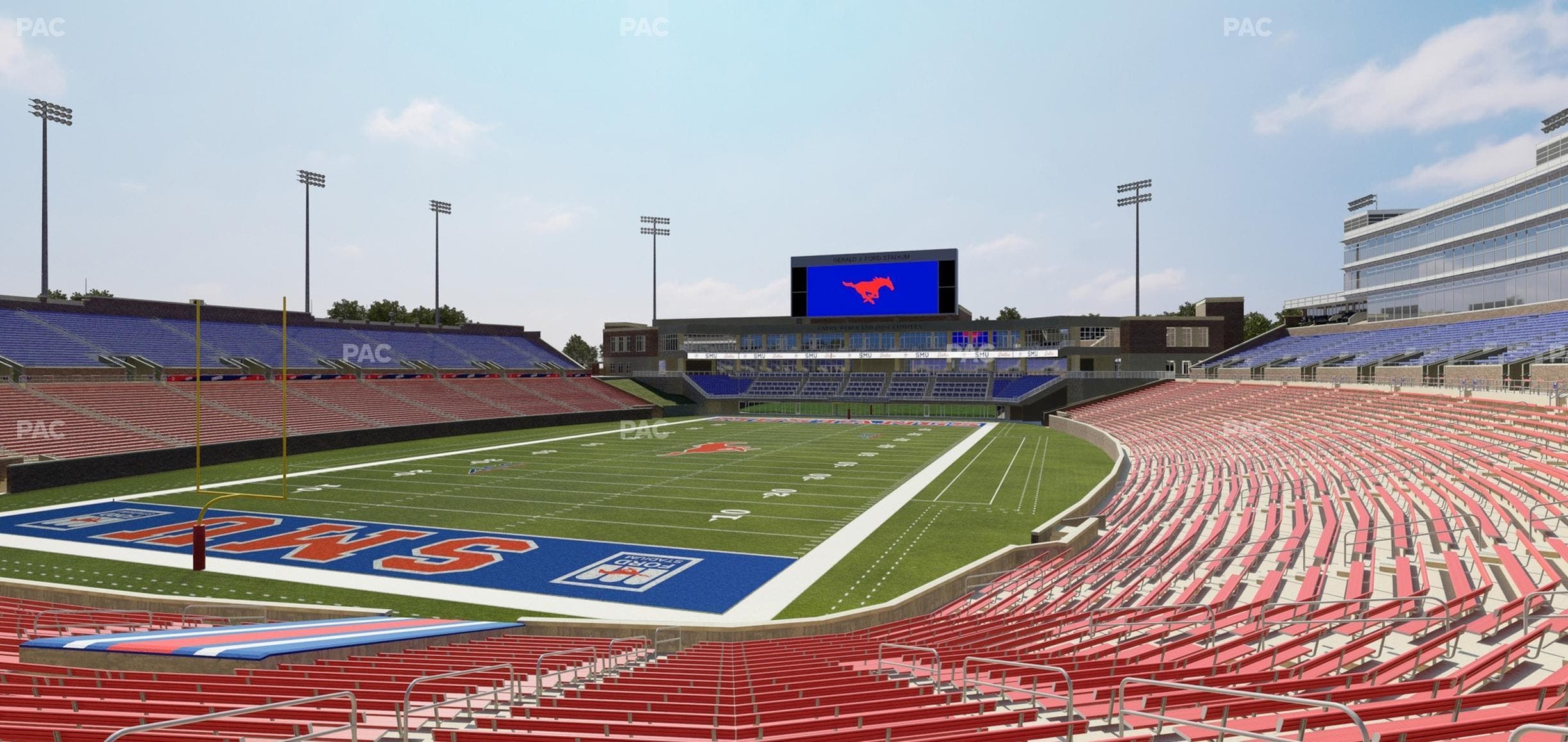 Gerald Ford Stadium - Section 111 Seat View