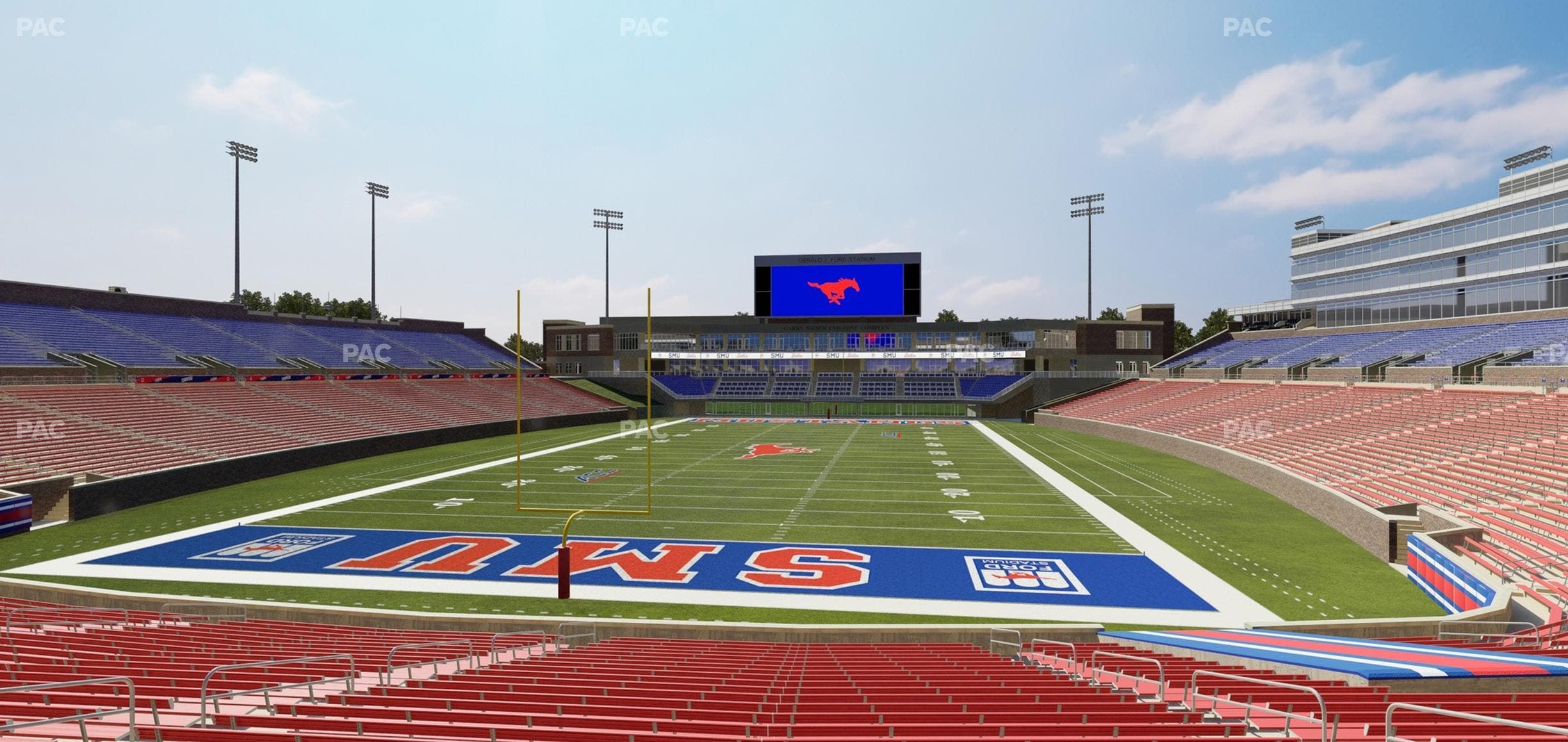 Gerald Ford Stadium - Section 113 Seat View