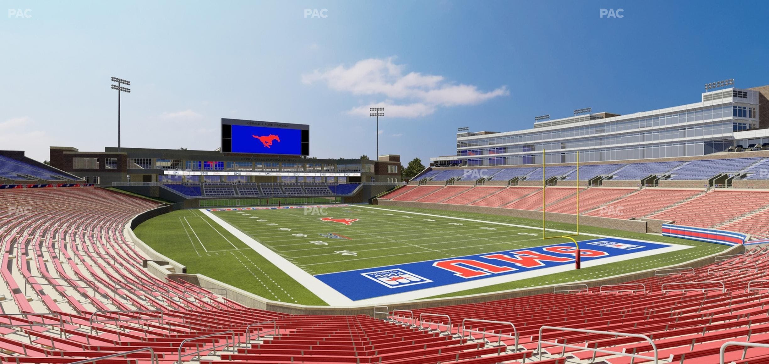 Gerald Ford Stadium - Section 117 Seat View