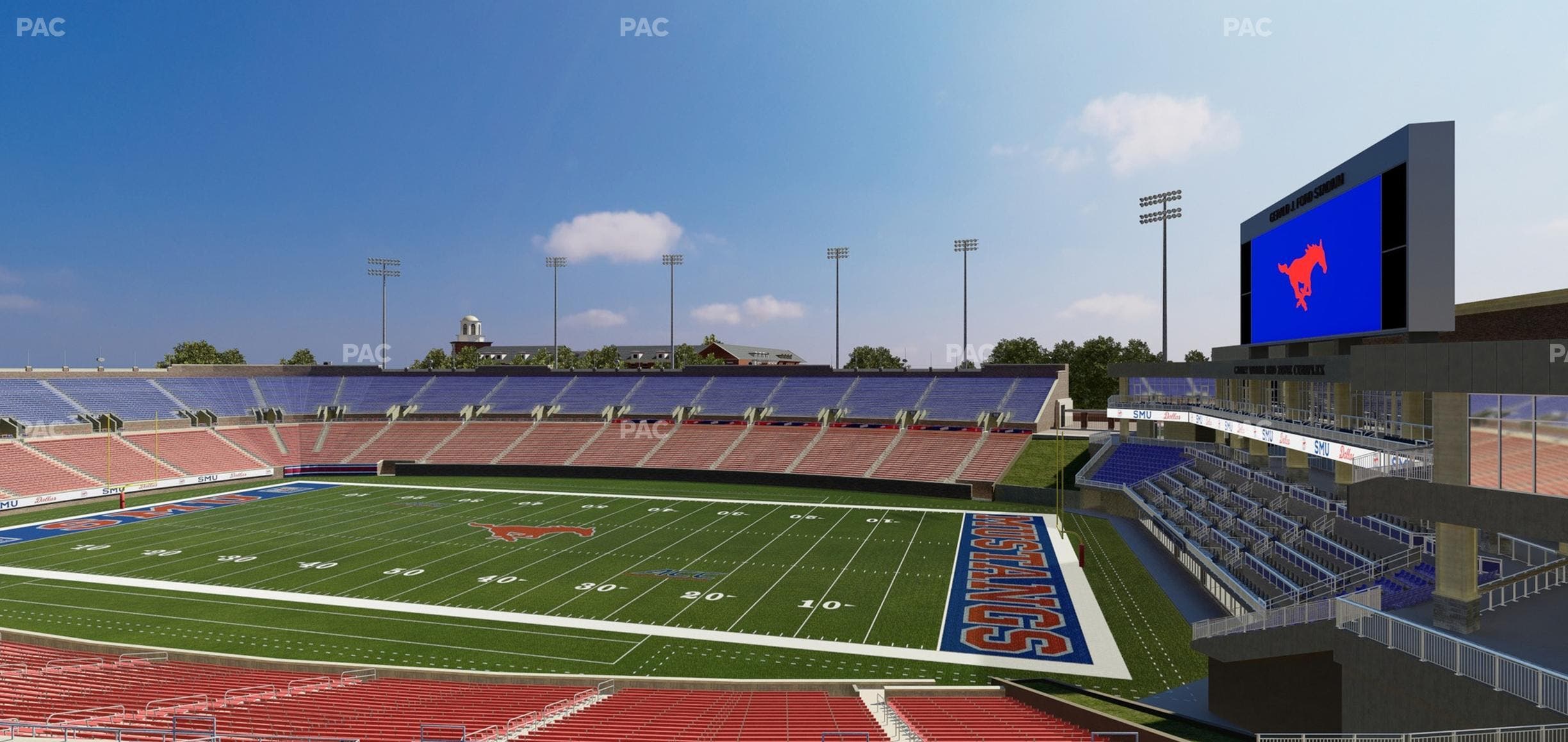 Gerald Ford Stadium - Section 300 B Seat View