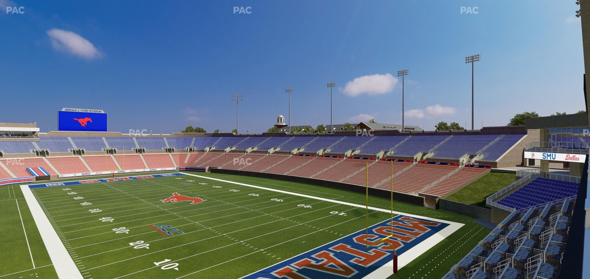 Gerald Ford Stadium - Section 342 Seat View