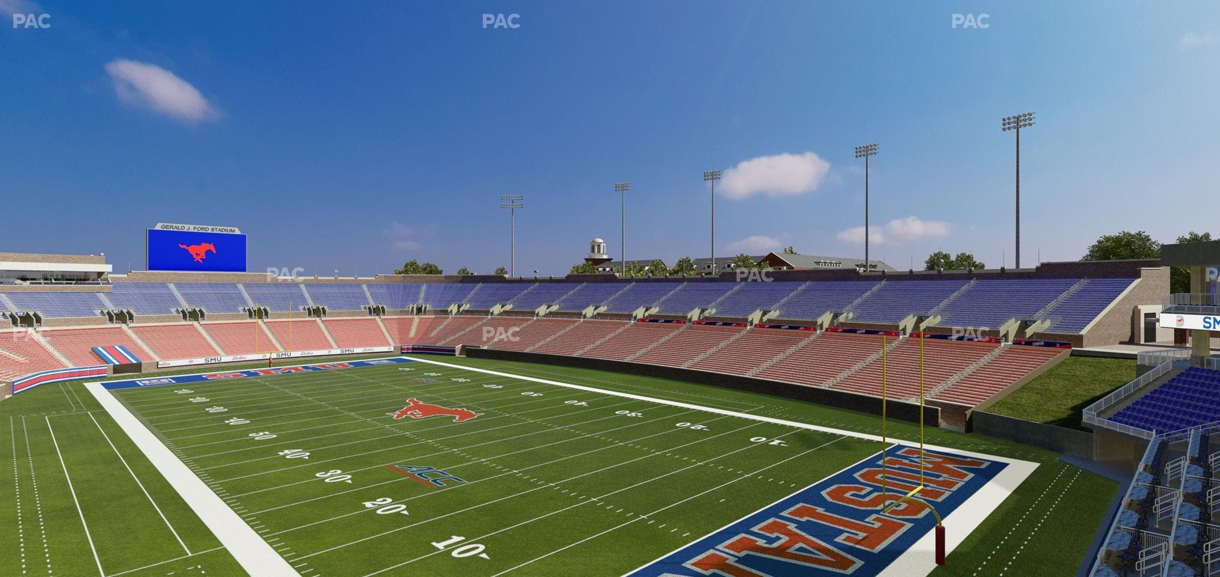 Gerald Ford Stadium - Section 343 Seat View