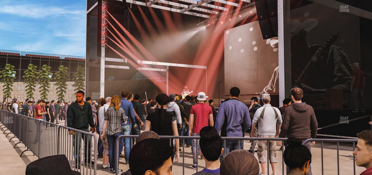 Germania Insurance Amphitheater - Section Floor 1 Seat View