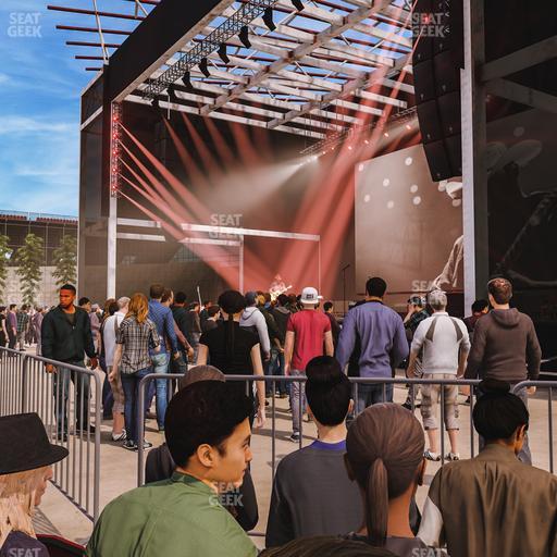 Germania Insurance Amphitheater - Section Floor 1 Seat View