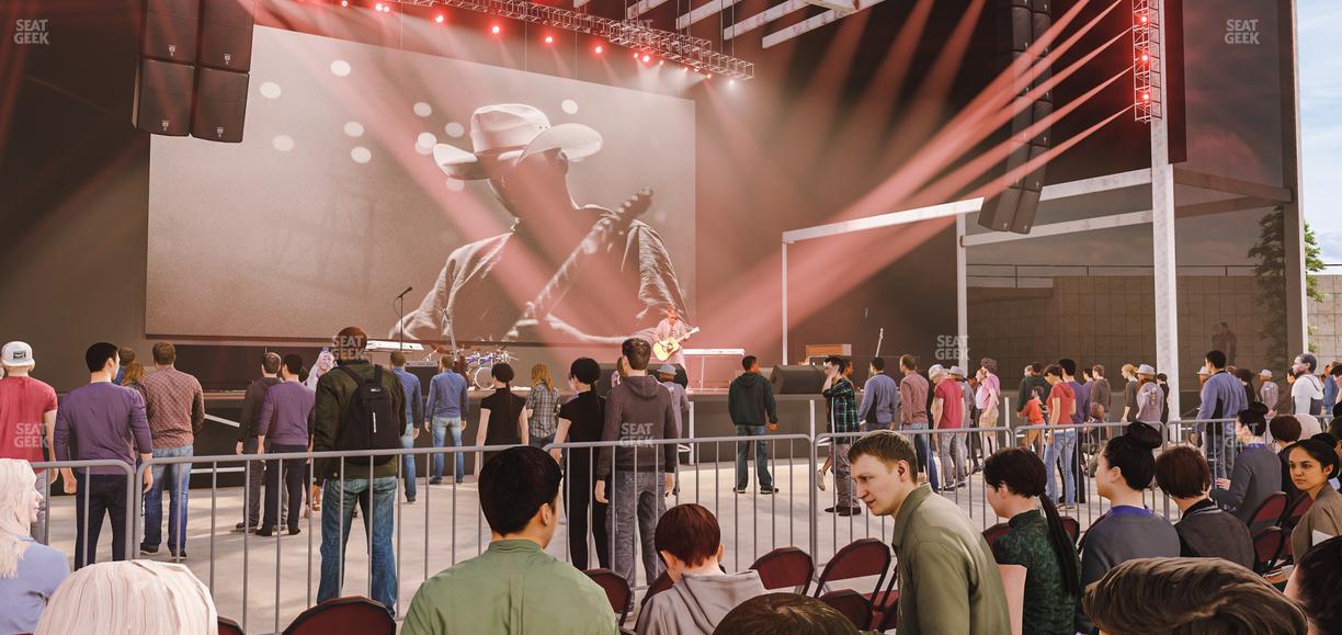 Germania Insurance Amphitheater - Section Floor 4 Seat View