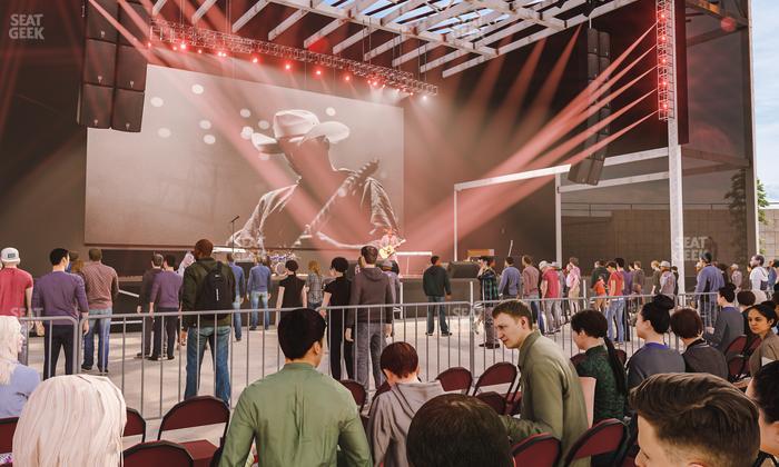 Germania Insurance Amphitheater - Section Floor 4 Seat View