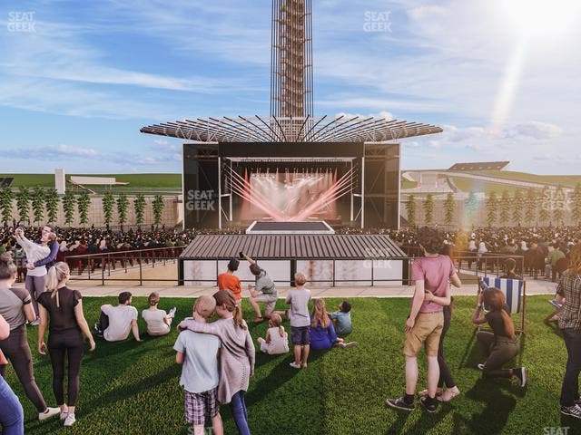 Germania Insurance Amphitheater - Section Ga Lawn Seat View