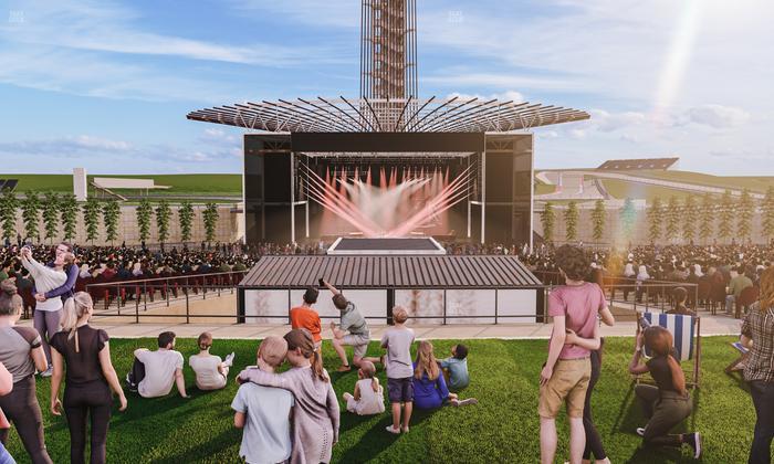 Germania Insurance Amphitheater - Section Ga Lawn Seat View