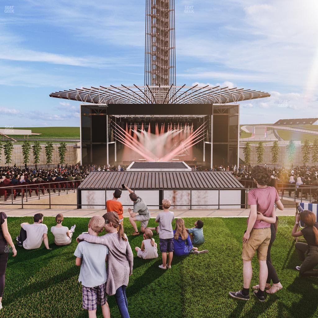 Germania Insurance Amphitheater - Section Ga Lawn Seat View