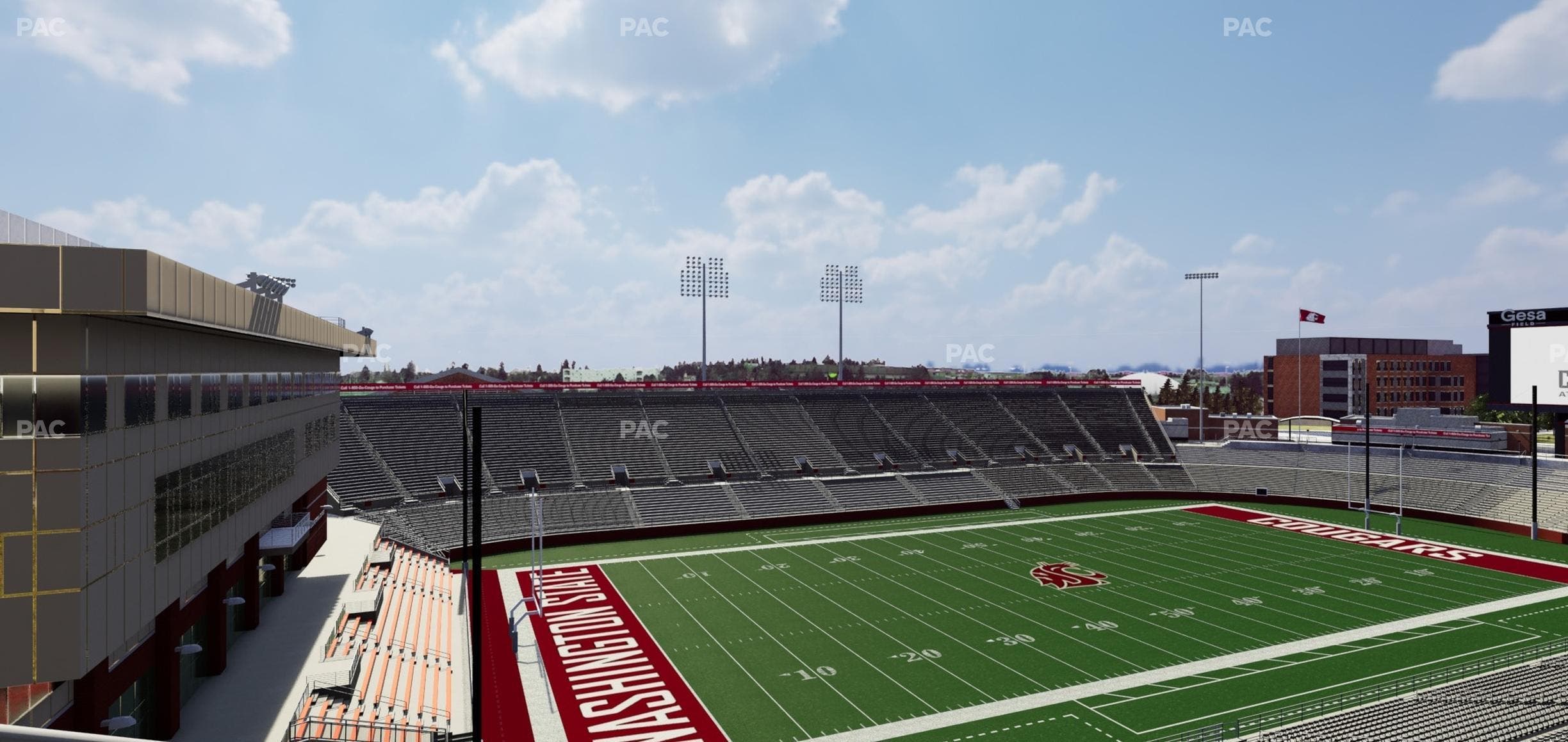 Gesa Field - Section 101 Seat View