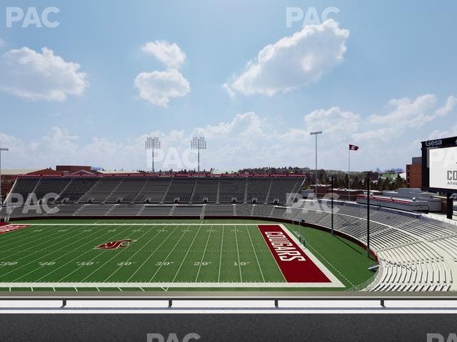 Gesa Field - Section 110 Seat View