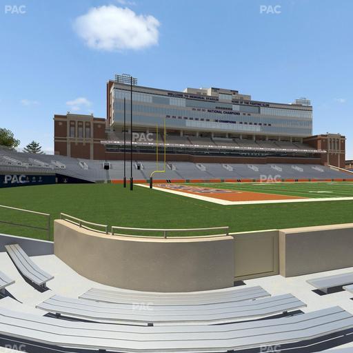 Gies Memorial Stadium - Section 110 Seat View