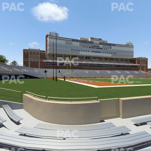 Gies Memorial Stadium - Section 110 Seat View