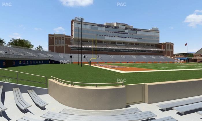 Gies Memorial Stadium - Section 110 Seat View