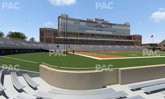 Gies Memorial Stadium - Section 110 Seat View