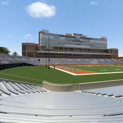 Gies Memorial Stadium - Section 110 Seat View