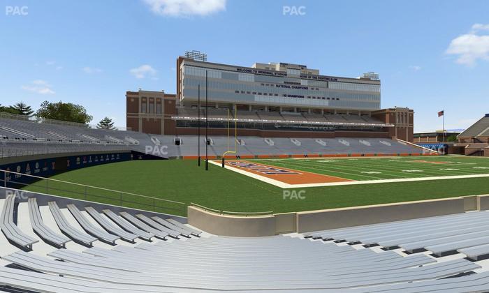 Gies Memorial Stadium - Section 110 Seat View