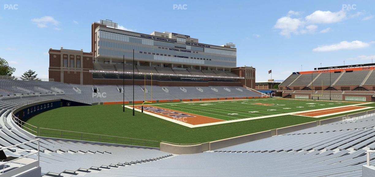 Gies Memorial Stadium - Section 111 Seat View