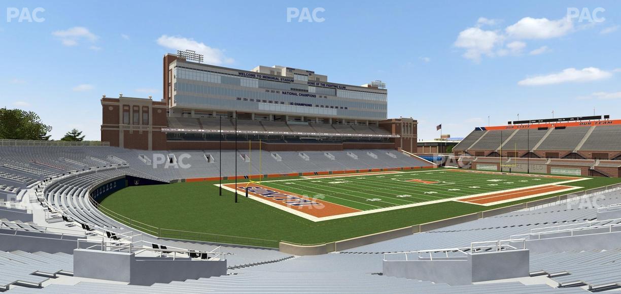 Gies Memorial Stadium - Section 111 Seat View