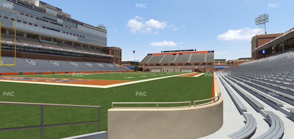 Gies Memorial Stadium - Section 112 Seat View