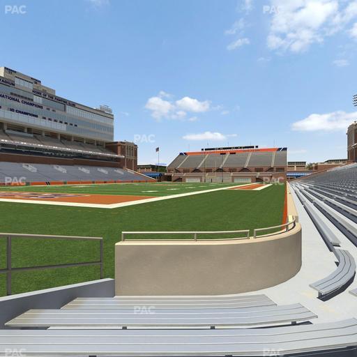 Gies Memorial Stadium - Section 112 Seat View