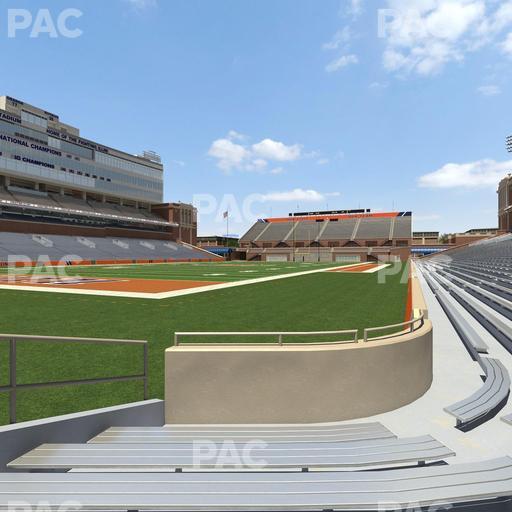 Gies Memorial Stadium - Section 112 Seat View