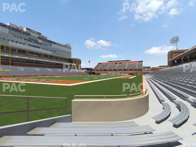 Gies Memorial Stadium - Section 112 Seat View