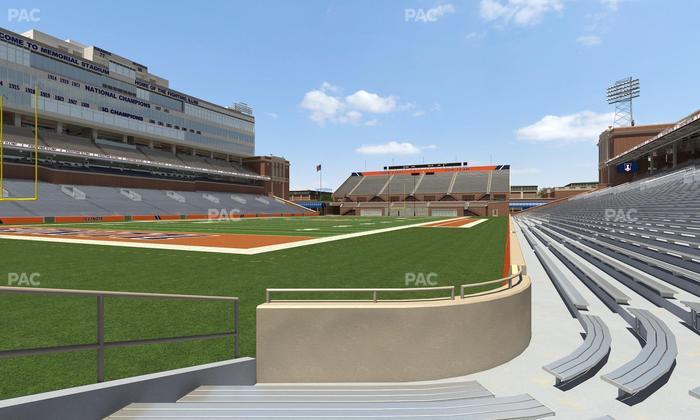 Gies Memorial Stadium - Section 112 Seat View