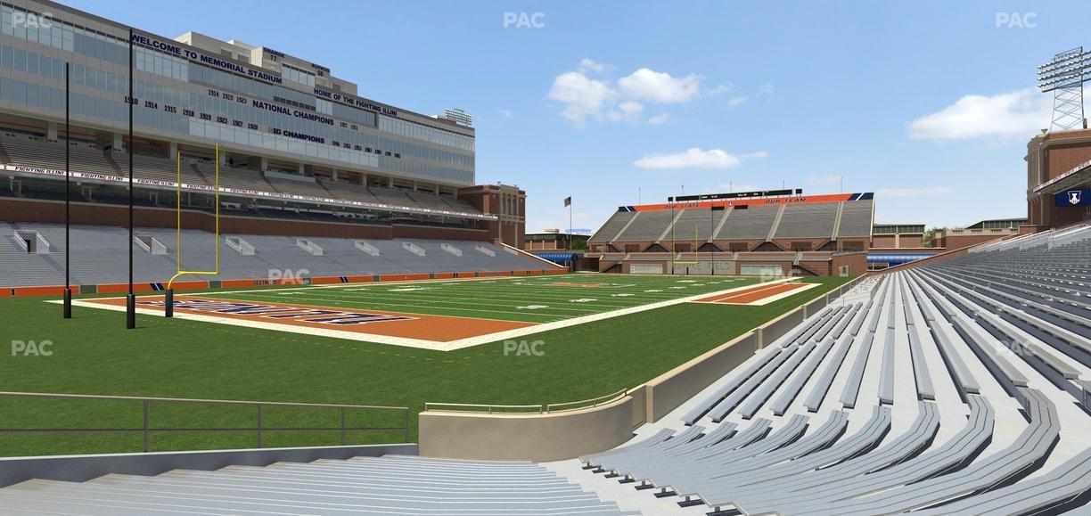 Gies Memorial Stadium - Section 112 Seat View