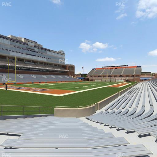 Gies Memorial Stadium - Section 112 Seat View