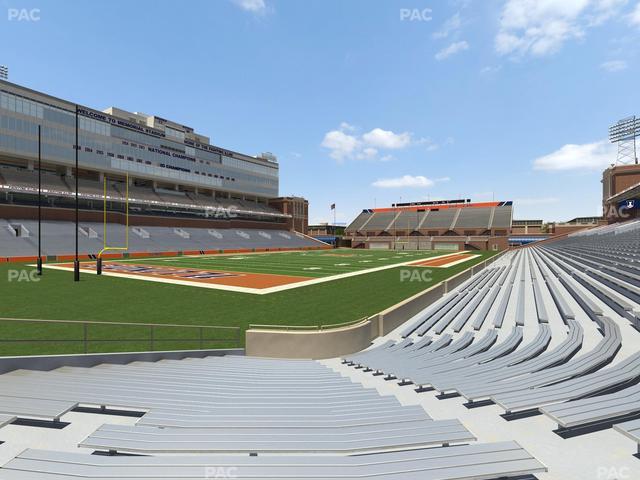 Gies Memorial Stadium - Section 112 Seat View