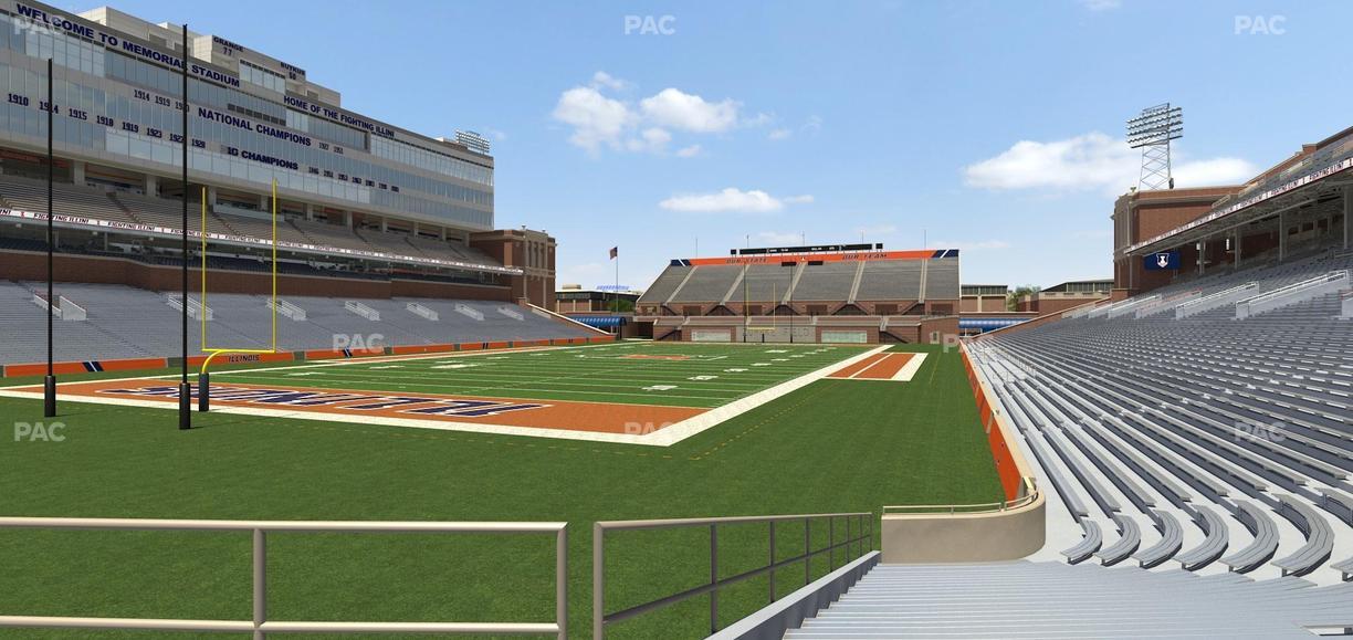 Gies Memorial Stadium - Section 113 Seat View