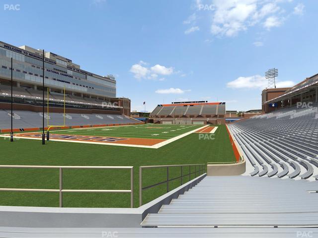 Gies Memorial Stadium - Section 113 Seat View