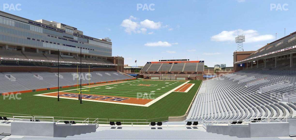 Gies Memorial Stadium - Section 113 Seat View