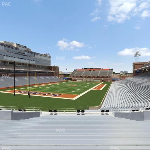 Gies Memorial Stadium - Section 113 Seat View