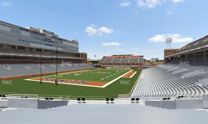 Gies Memorial Stadium - Section 113 Seat View