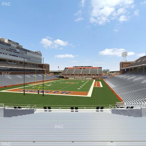 Gies Memorial Stadium - Section 114 Seat View
