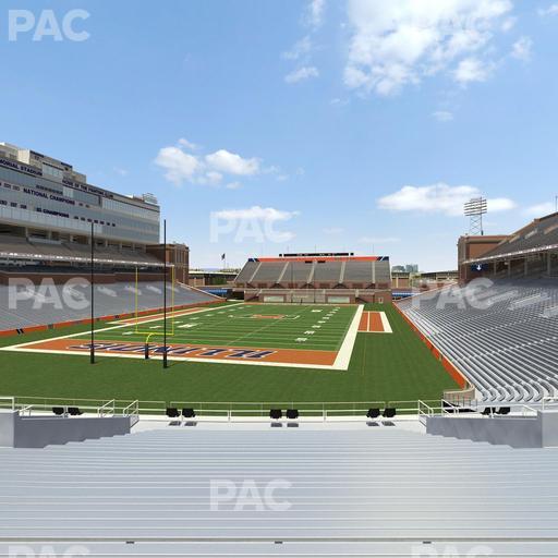 Gies Memorial Stadium - Section 114 Seat View