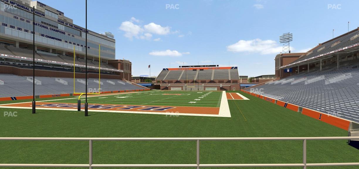 Gies Memorial Stadium - Section 114 Seat View