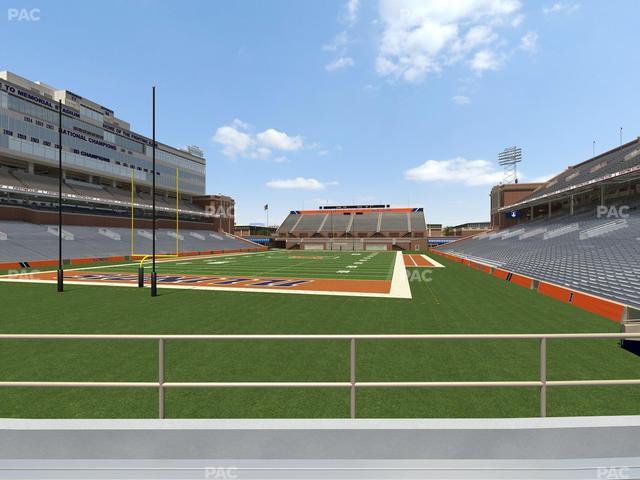 Gies Memorial Stadium - Section 114 Seat View