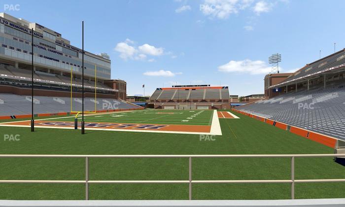 Gies Memorial Stadium - Section 114 Seat View