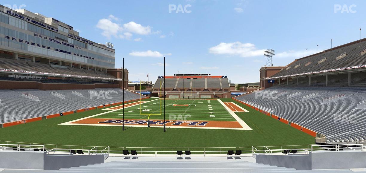 Gies Memorial Stadium - Section 115 Seat View