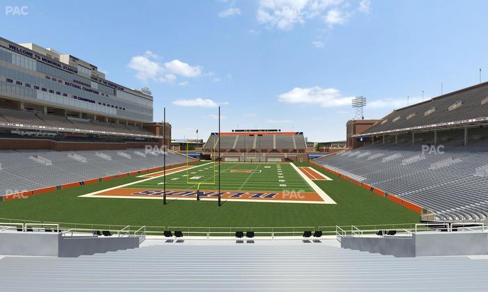 Gies Memorial Stadium - Section 115 Seat View