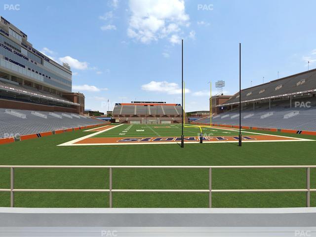 Gies Memorial Stadium - Section 117 Seat View