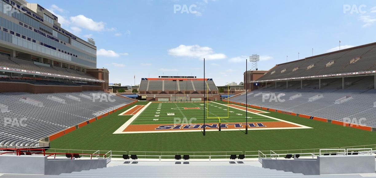 Gies Memorial Stadium - Section 117 Seat View