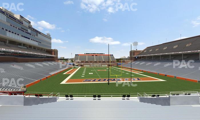 Gies Memorial Stadium - Section 117 Seat View