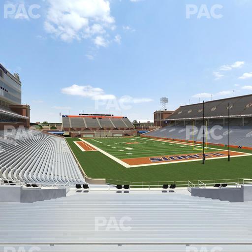 Gies Memorial Stadium - Section 119 Seat View