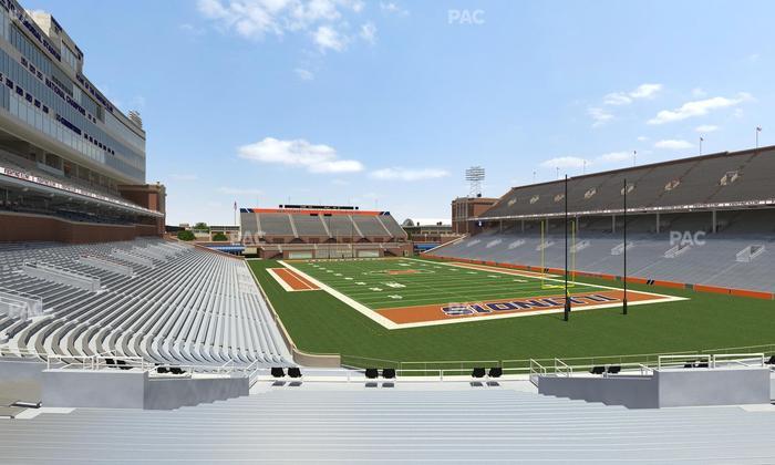 Gies Memorial Stadium - Section 119 Seat View