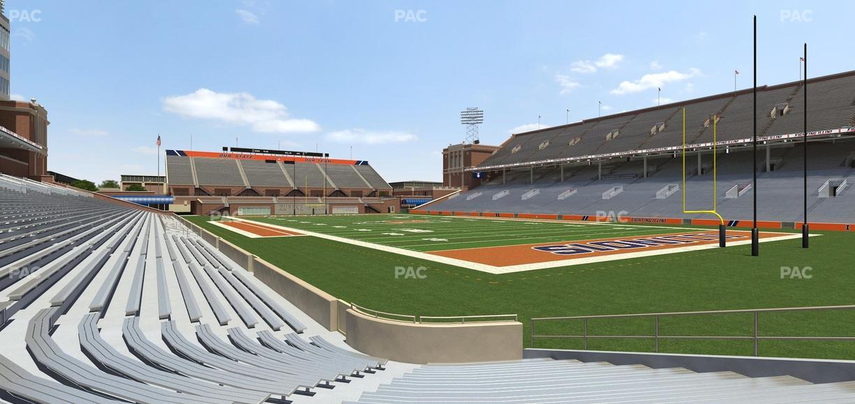 Gies Memorial Stadium - Section 120 Seat View