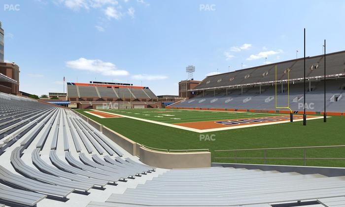 Gies Memorial Stadium - Section 120 Seat View